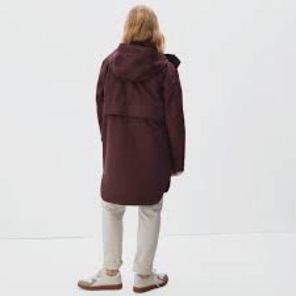 Everlane The Renew Anorak Espresso Waterproof Jacket Coat - Picture 2 of 12